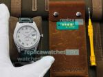 Swiss 2836 Rolex Day-Date Diamond Dial with Green Roman Numerals DR Factory Watch